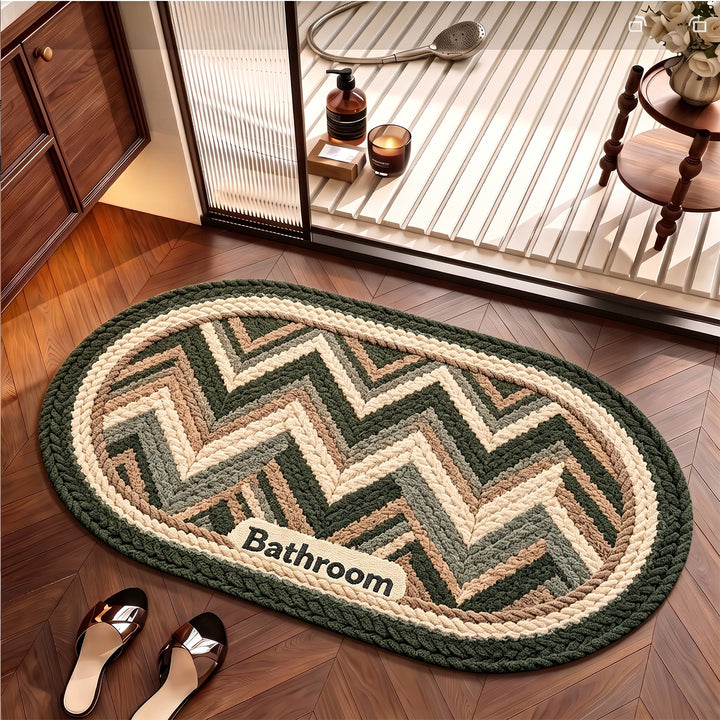Braided Textured Area Rug