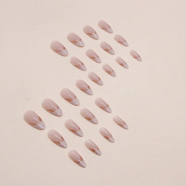 Elegant Almond-Shaped Press-On Nail Extensions Kalsten