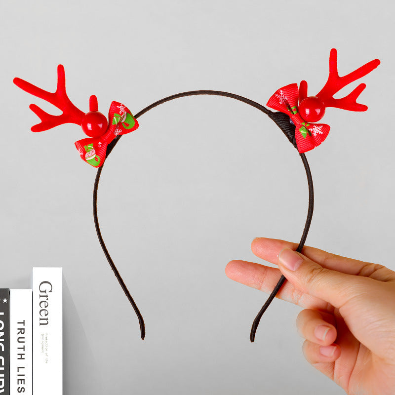 Festive Reindeer Antler Headband