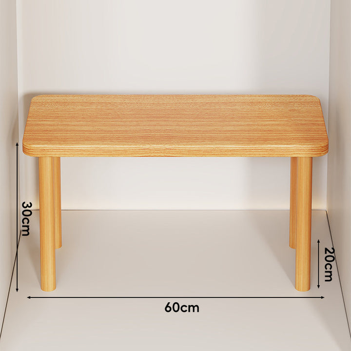 Adjustable Multi-Height Wooden Monitor Riser and Desktop Shelf