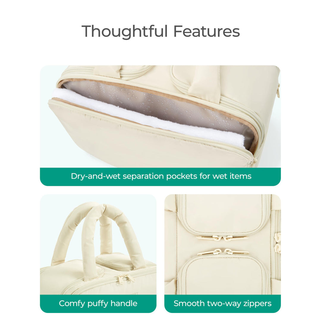 Cosmetic bag with organized compartments Kalsten