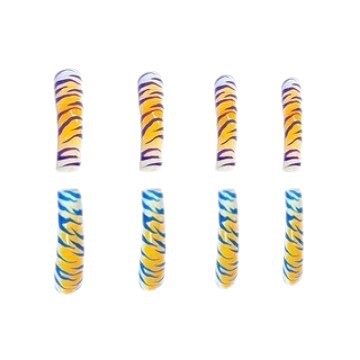 Artistic Animal Print Acrylic Nail Extensions Kalsten