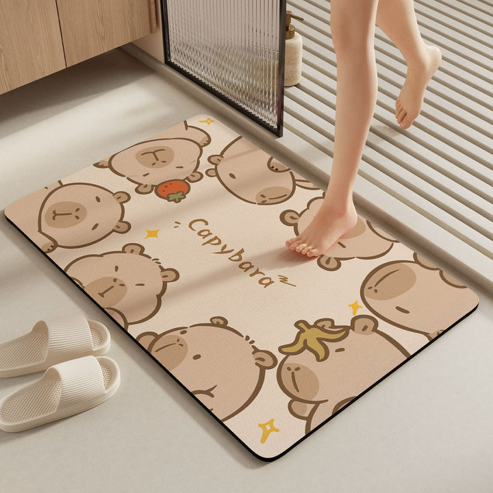 Cute Animal-Themed Bathroom Mat Kalsten