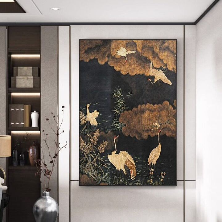 Abstract Expression Canvas Artwork for Interiors