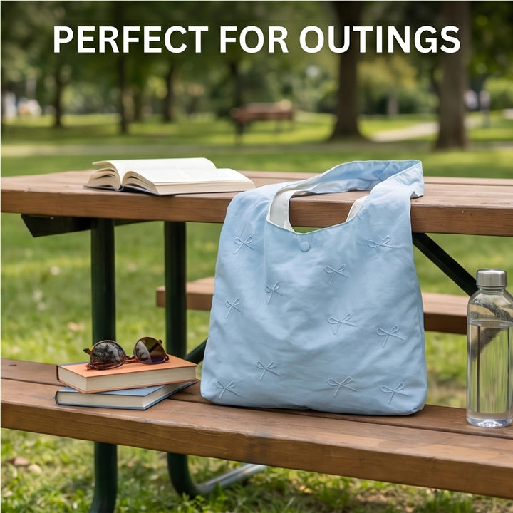 Tote bag with decorative bows Kalsten