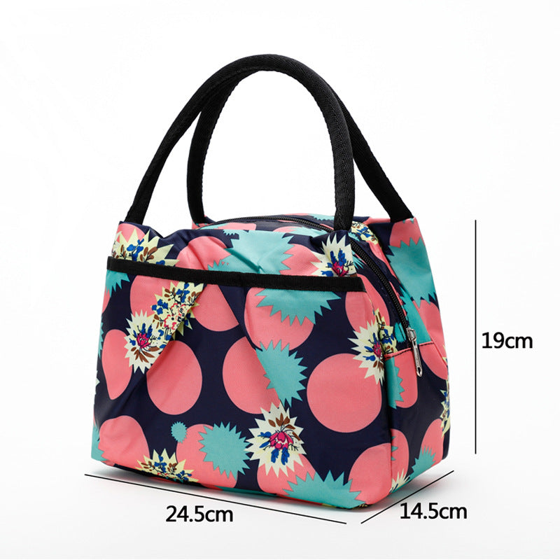 Floral Insulated Lunch Cooler Bag Kalsten
