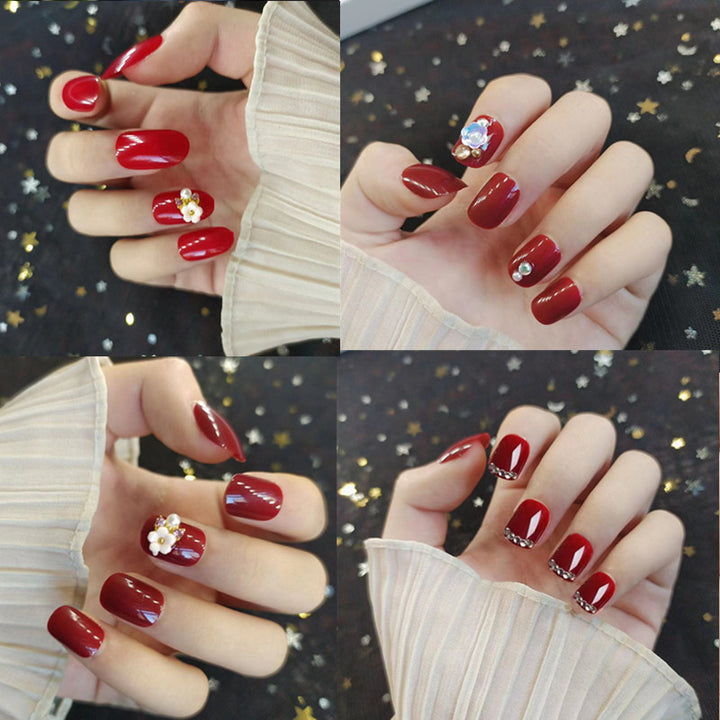 Elegant Glamorous Press-On Nail Set