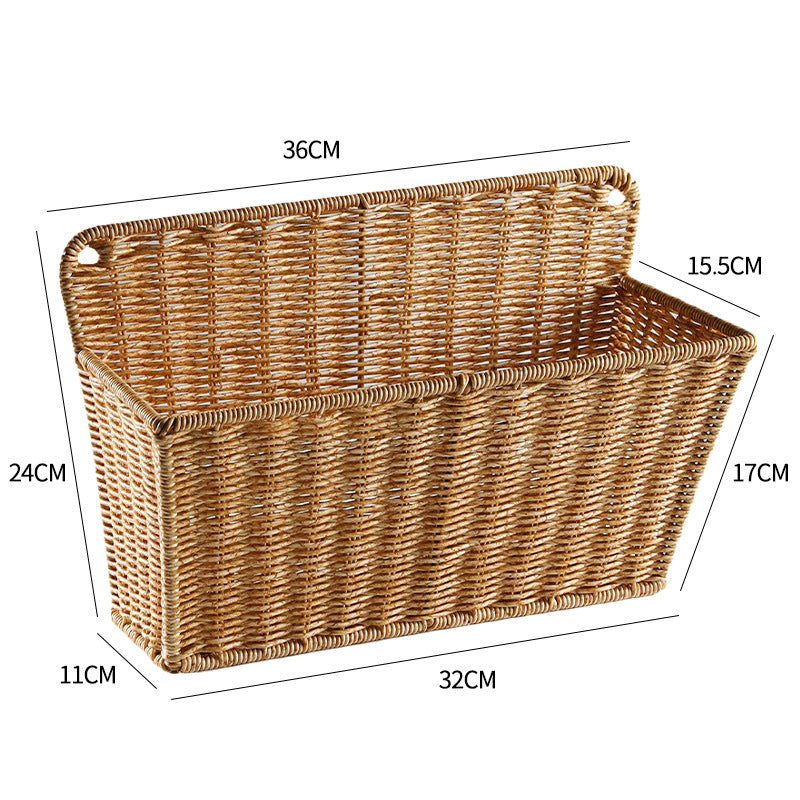 Handwoven Rectangular Storage Basket Kalsten