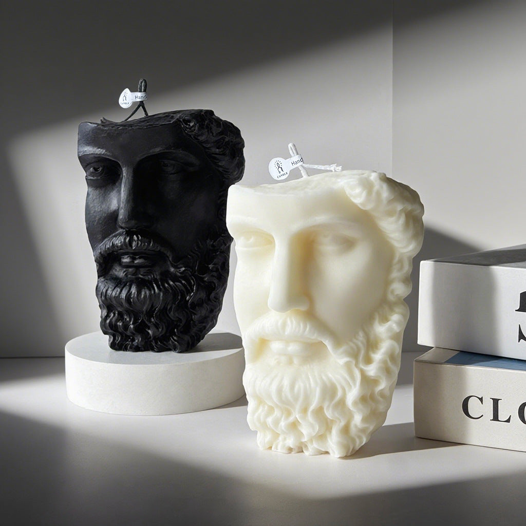 Artistic Face Candle