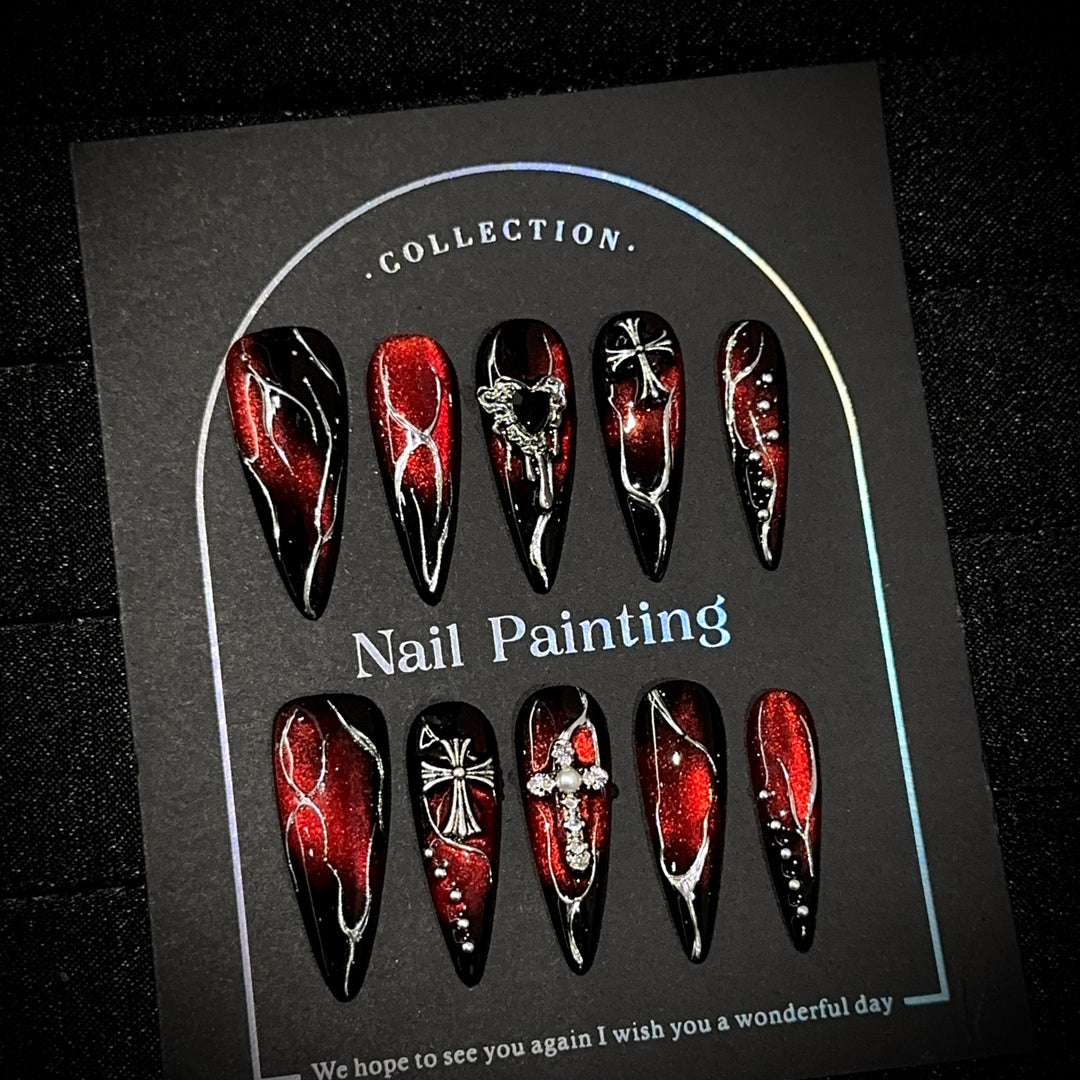 Gothic Artistry Press-On Nail Set