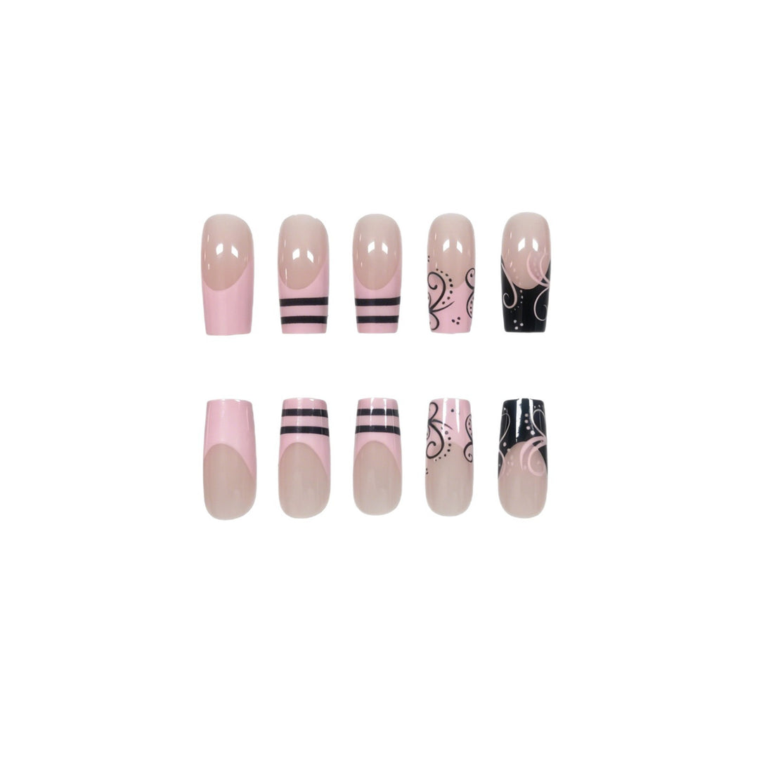 Artistic Glossy Nail Art Enhancements Kalsten