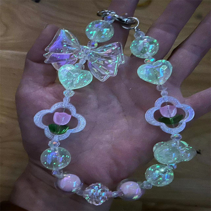 Decorative Beaded Charm Lanyard Kalsten
