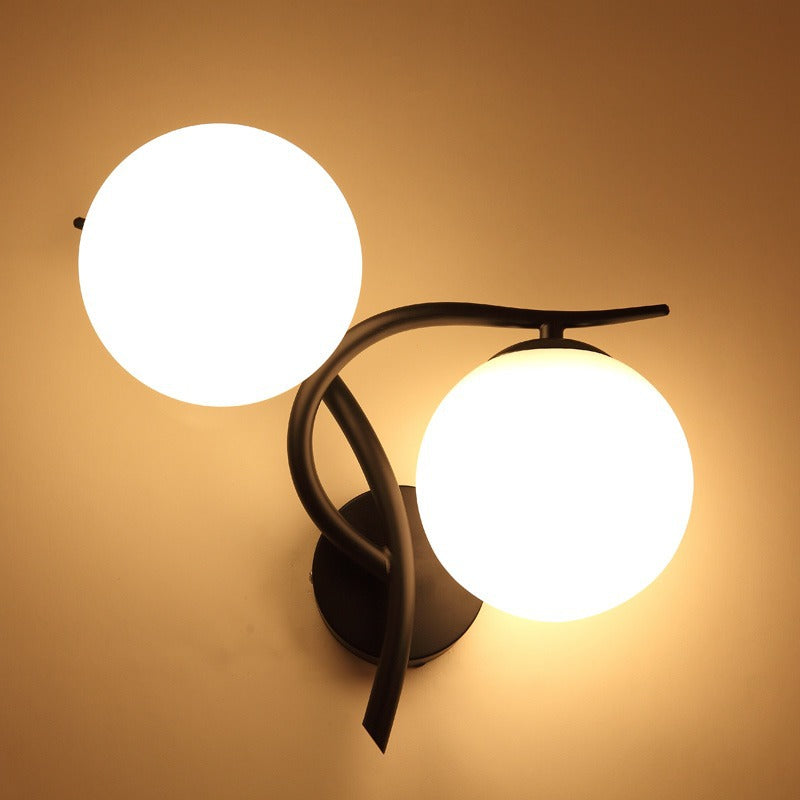 Artistic Double-Ball Sconce