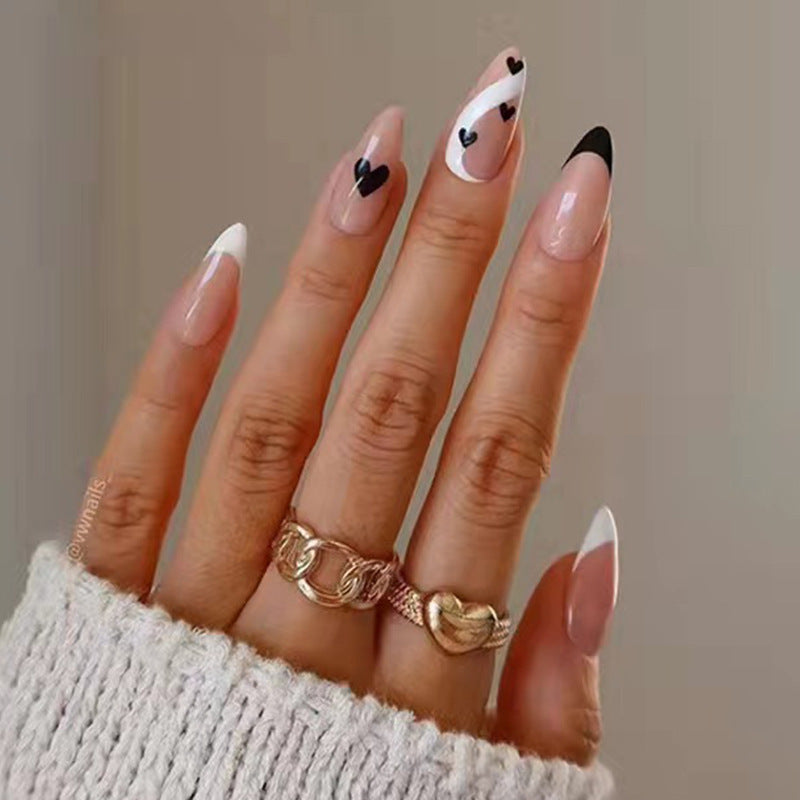 Creative Nail Art with Heart Design Kalsten