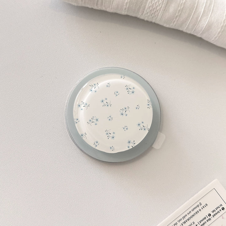Decorative ceramic coaster with floral design Kalsten