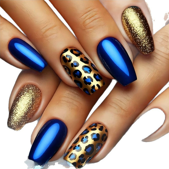 Luxurious Leopard Print Nail Art Kalsten