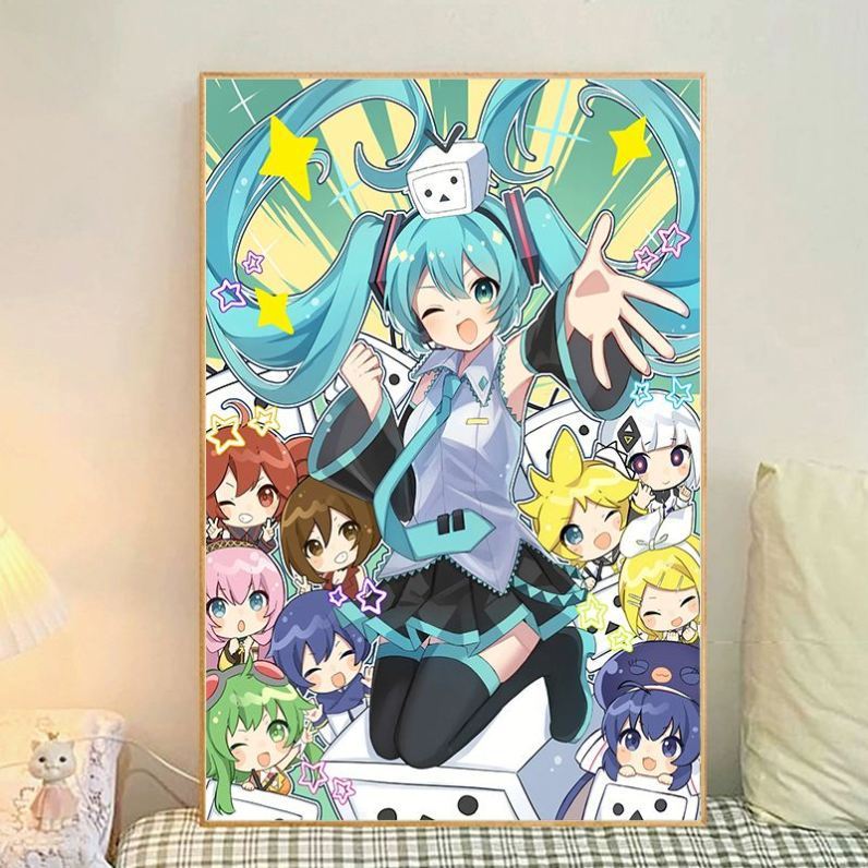 Anime-Themed Illustrated Canvas Art Print Kalsten