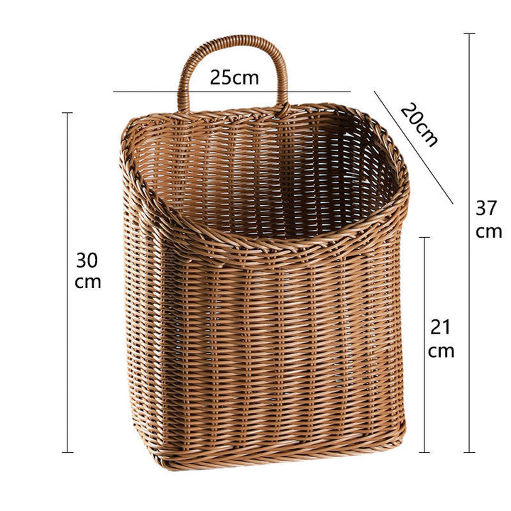 Handcrafted Wicker Storage Bin Kalsten