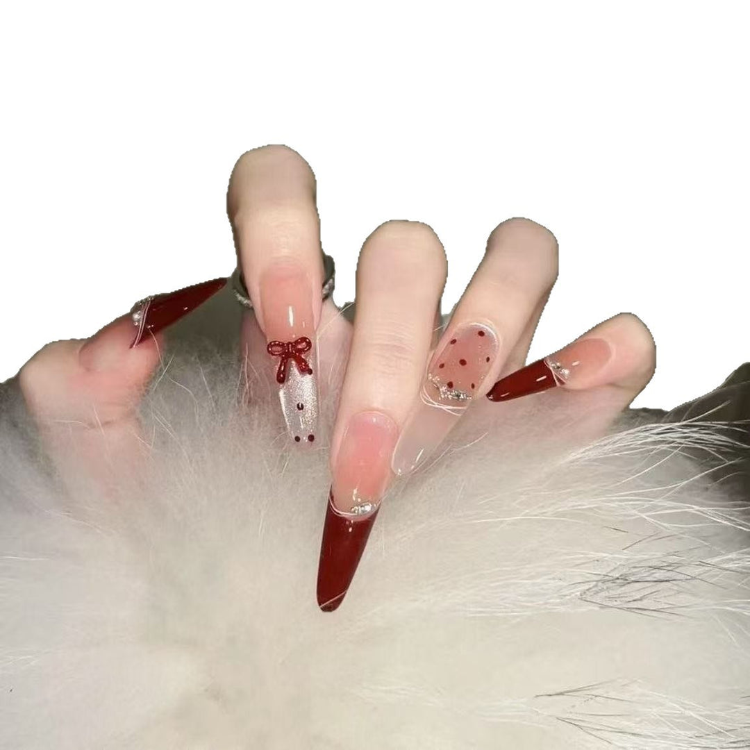 Glamorous Stiletto Nail Art Extensions