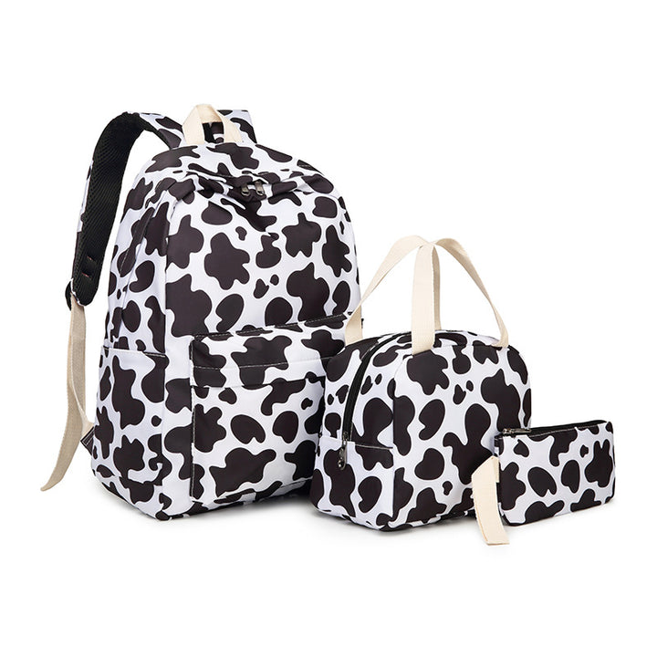 Stylish Leopard Print Backpack and Accessory Set Kalsten