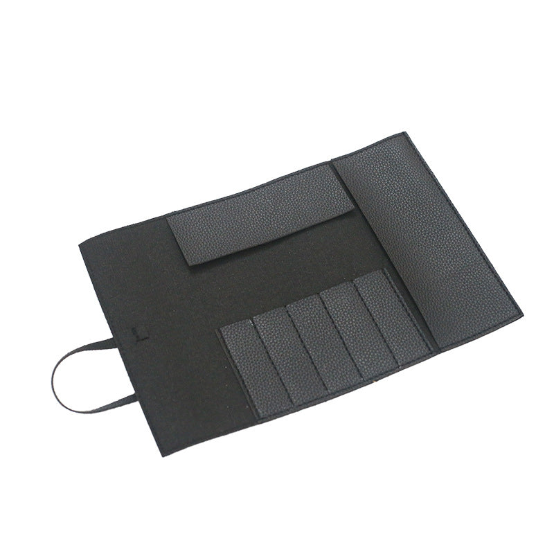 Leather Pencil Roll Organizer