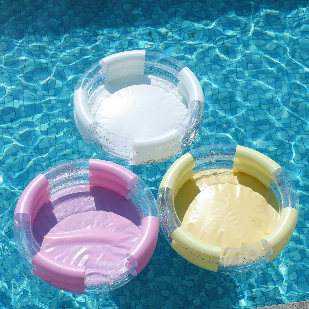Mermaid-Themed Inflatable Pool Ring Kalsten