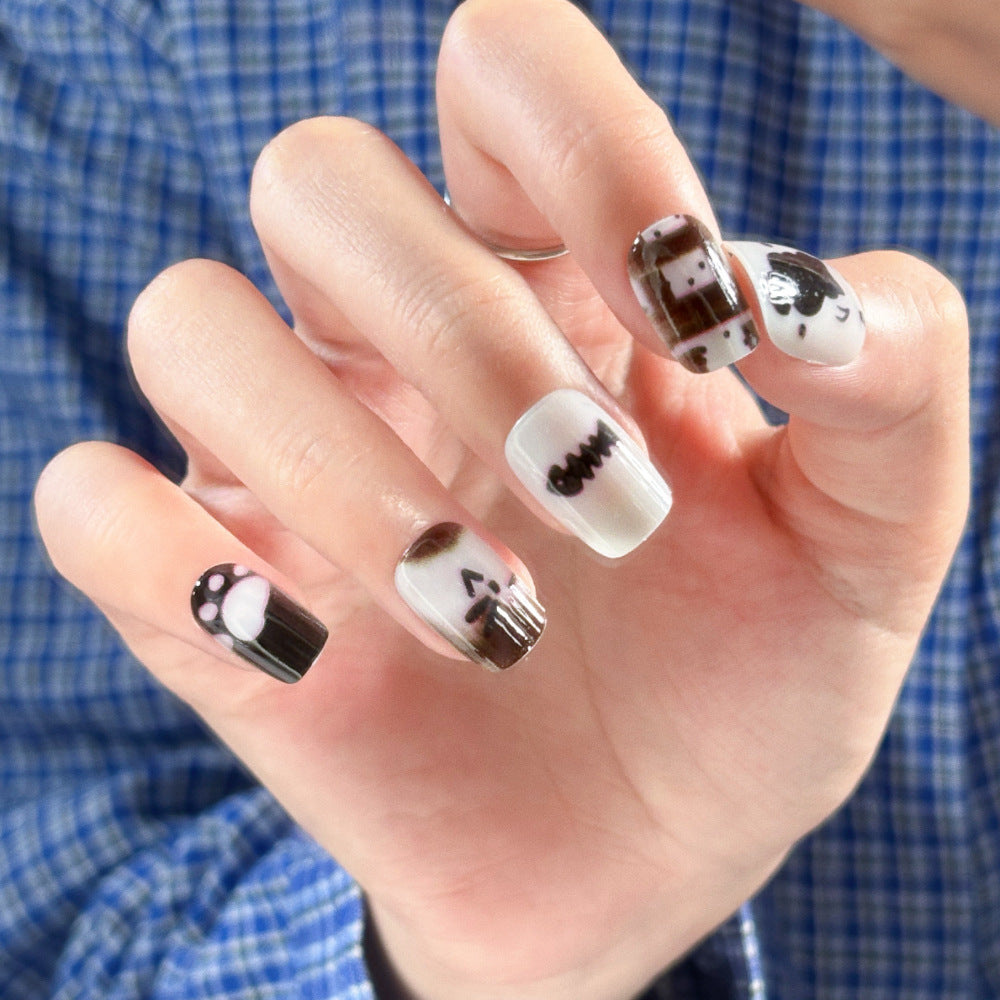 Decorative Character-Themed Press-On Nails with 3D Elements Kalsten