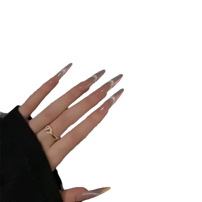 Glossy Stiletto Nail Extensions