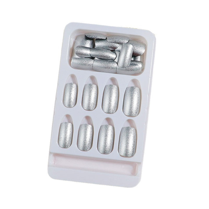 Shimmering Metallic Press-On Nail Set Kalsten