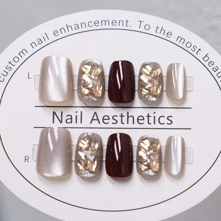 Elegant Press-On Nail Art Set  1791110228