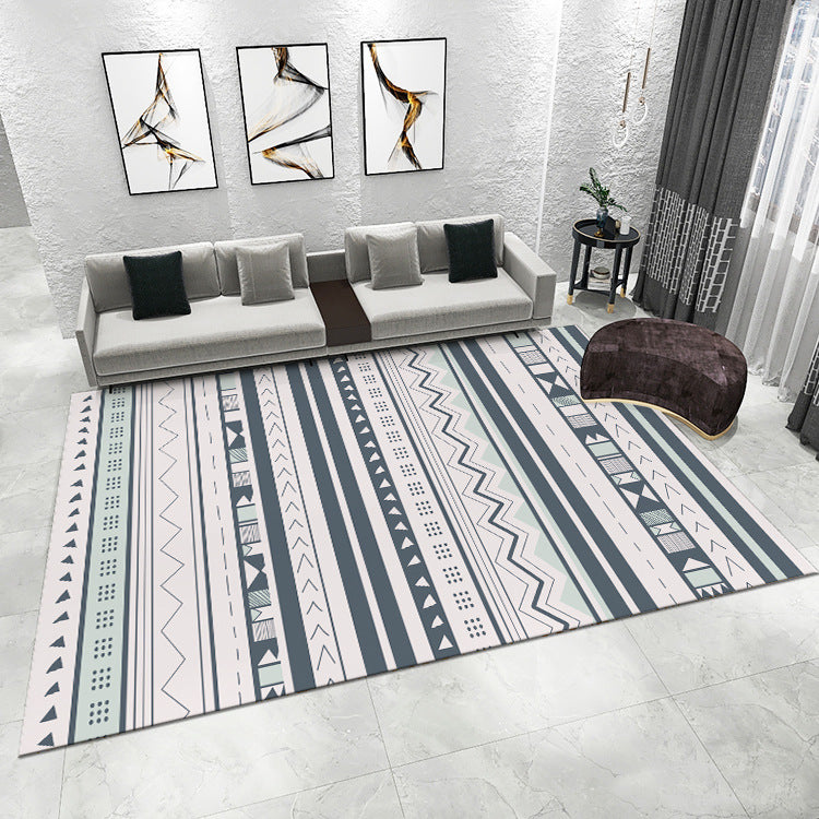 Abstract Geometric Pattern Area Rug