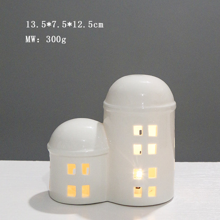 Ceramic House-Shaped Night Light Kalsten