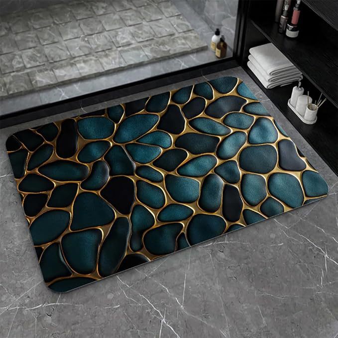 Stylish Water-Resistant Bath Mat Kalsten