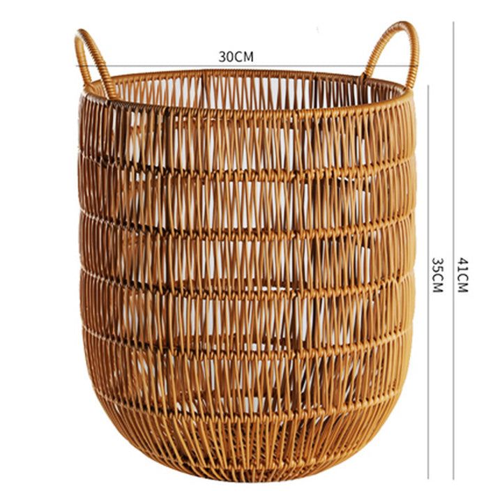 Woven Storage Basket with Handles Kalsten