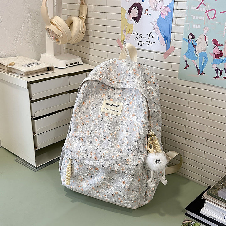 Floral Embellished Backpack Kalsten