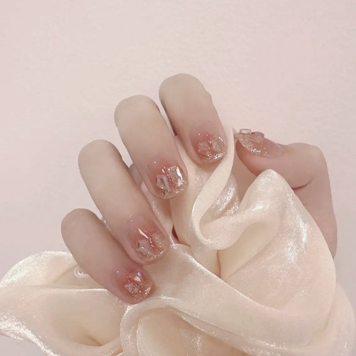Decorative Glitter Press-On Nail Tips Kalsten