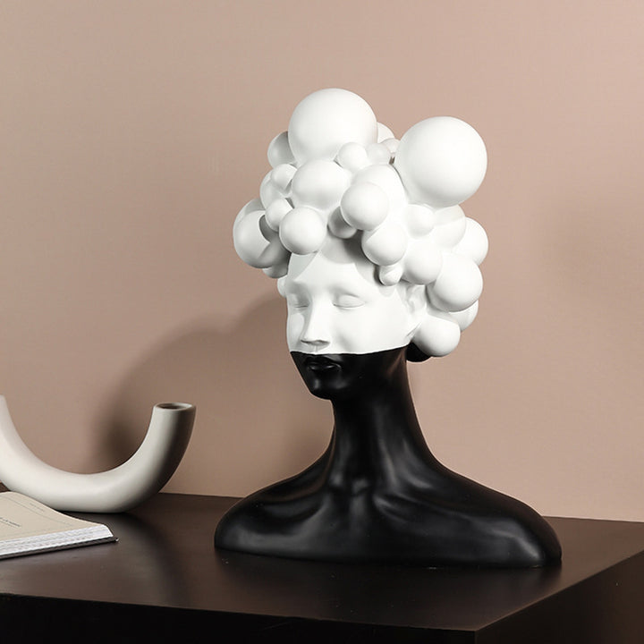 Abstract Decorative Head Sculpture