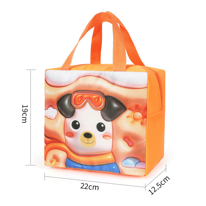 Cute Cartoon Themed Insulated Lunch Bag
