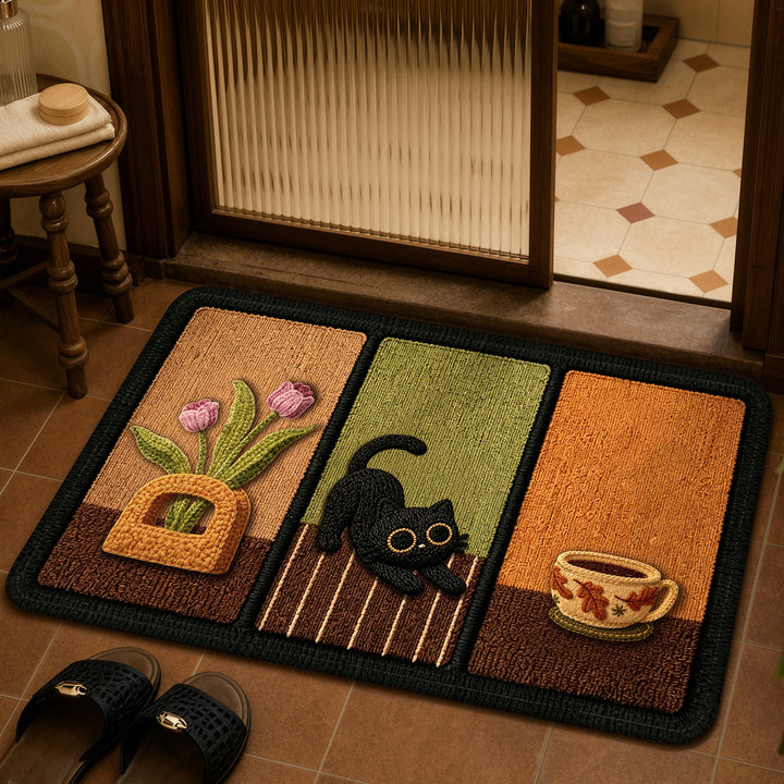 Cat-Themed Decorative Rug Kalsten