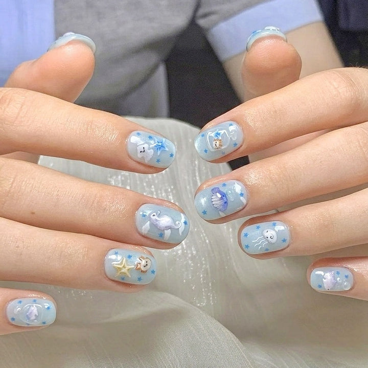 Artistic Reusable Press-On Nail Set