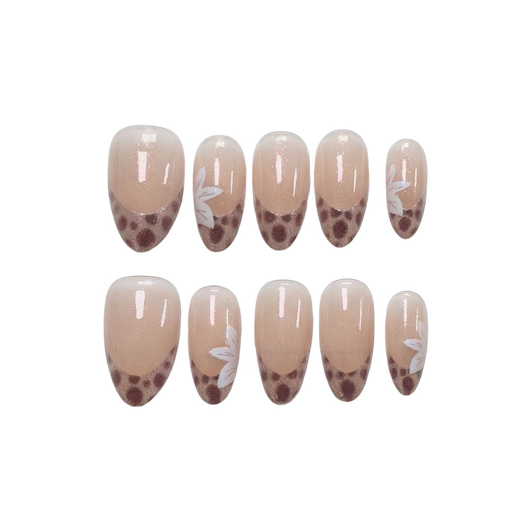 Artistic Floral Press-On Nail Kit