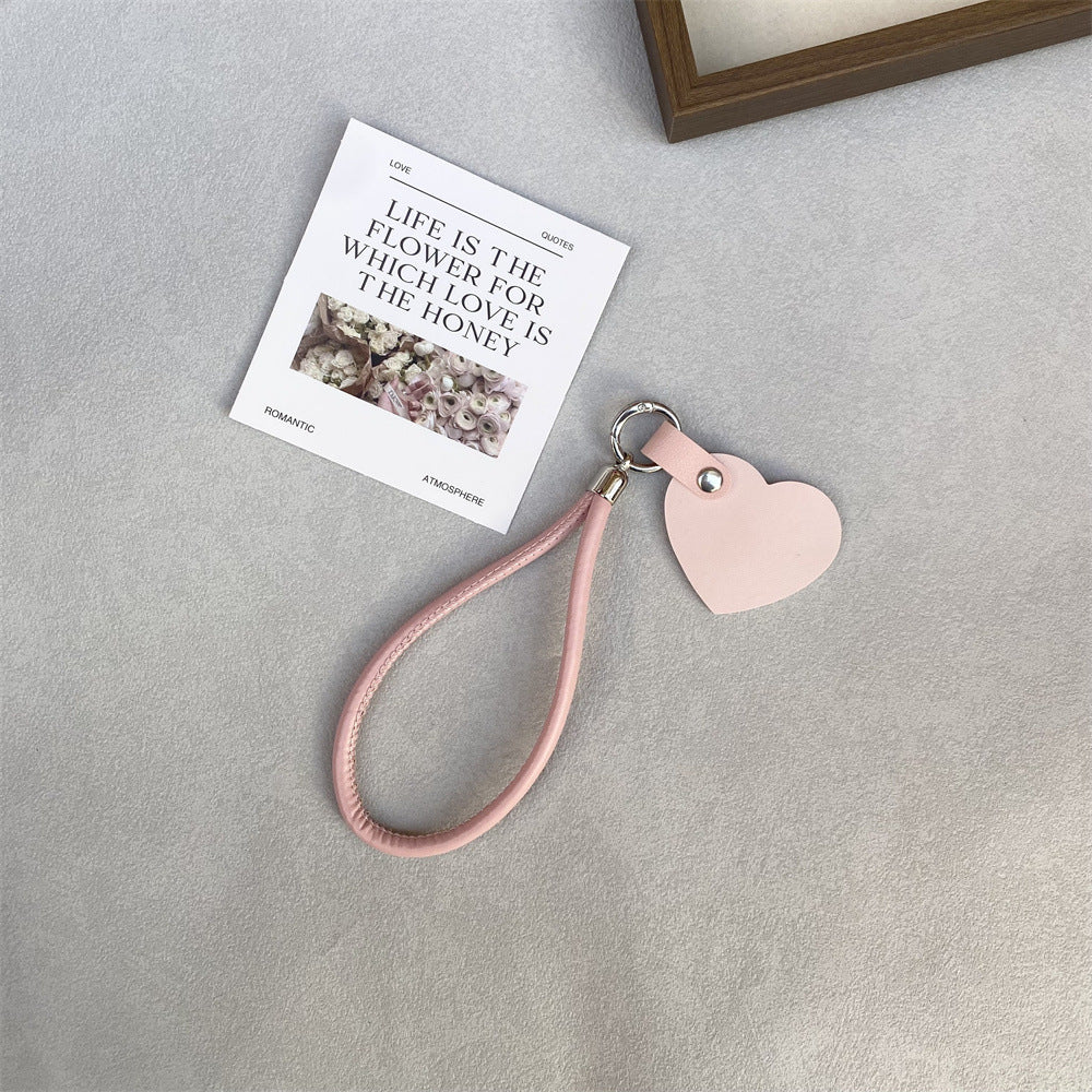 Leather Heart Keychain kalsten