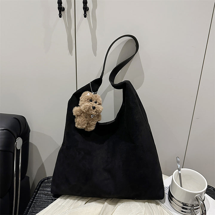 Suede Slouchy Hobo Bag Kalsten