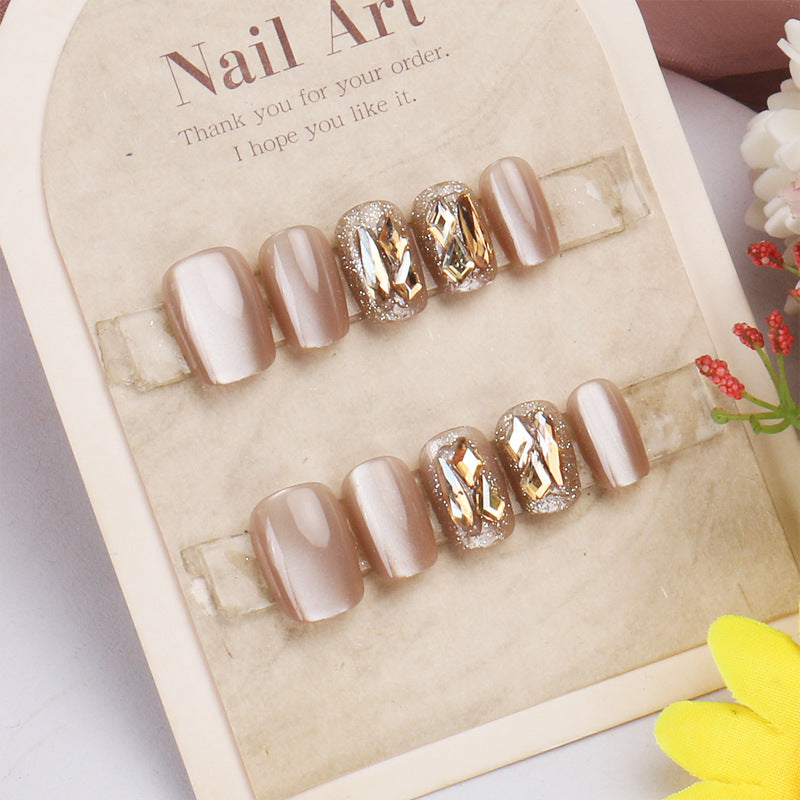 Decorative Press-On Nails with Glamorous Accents Kalsten