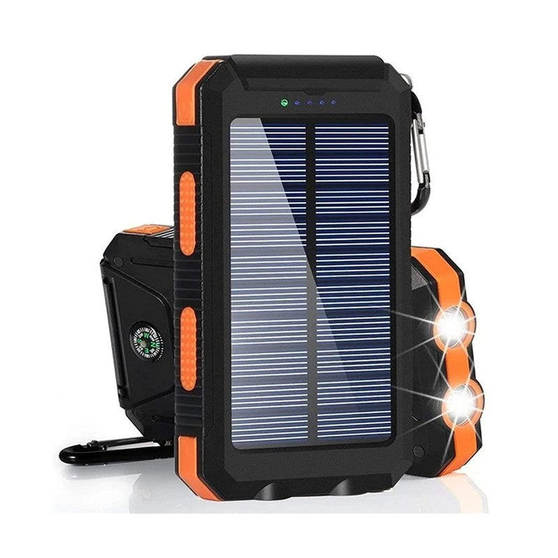 Solar charger with integrated compass and LED flashlight Kalsten