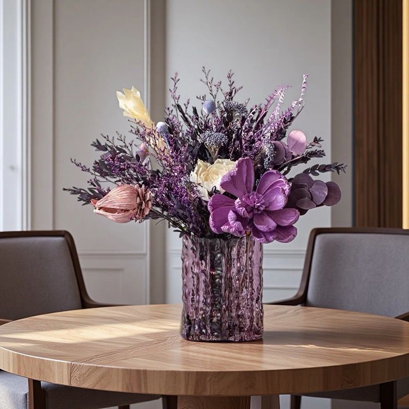 Elegant Dried Floral Display Arrangement