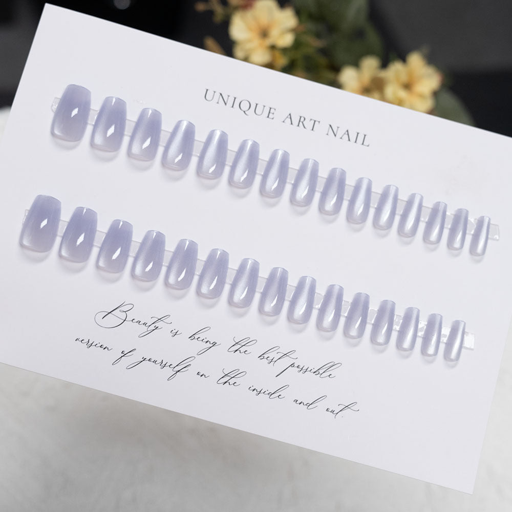 Glossy Acrylic Press-On Nail Set