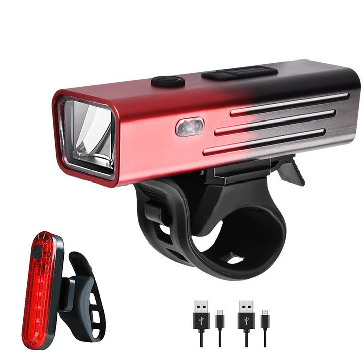 Rechargeable Bicycle Headlight and Safety Taillight Set Kalsten