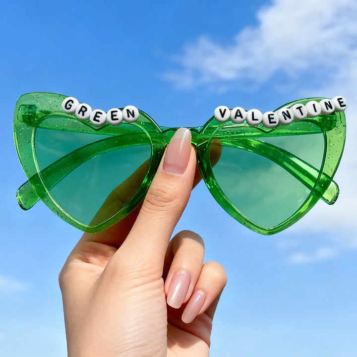 Playful Cat-Eye Sunglasses with Bead Accents Kalsten