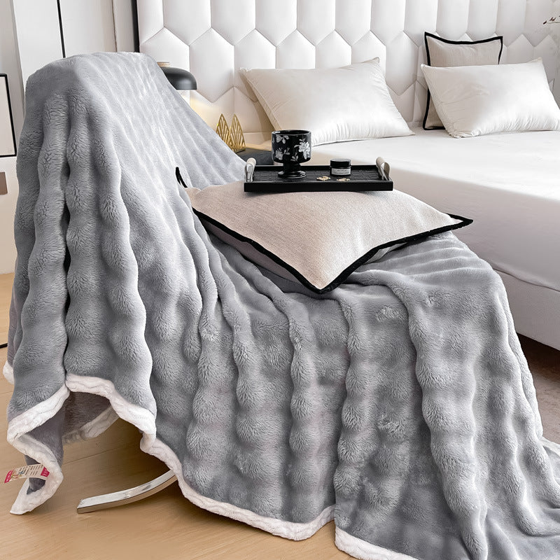 Plush Faux Fur Throw Blanket Kalsten